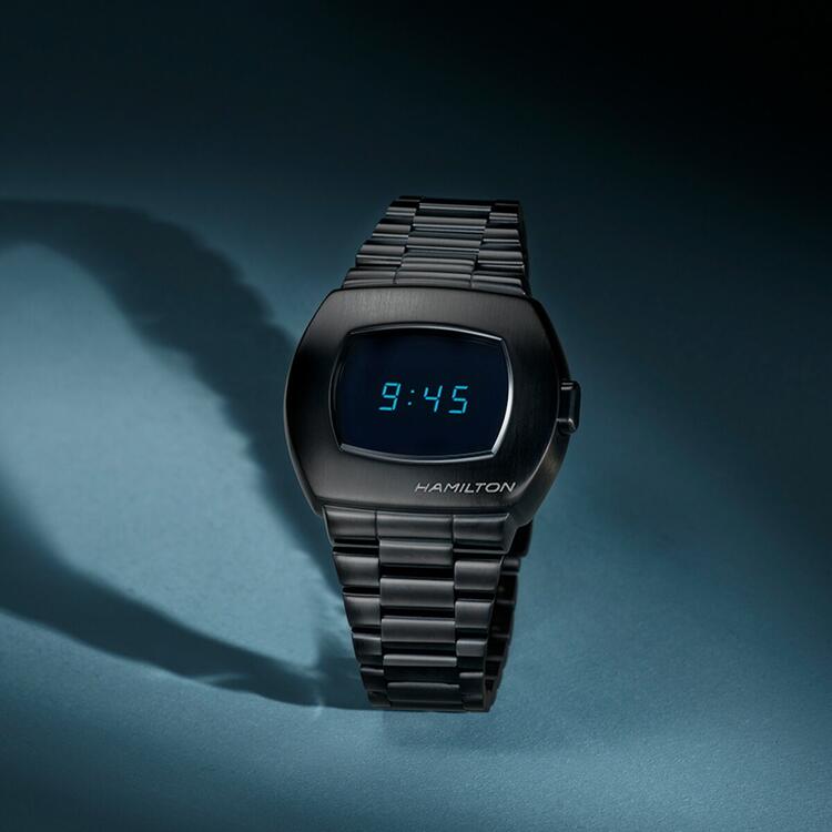 楽天市場】正規品ハミルトン PSR「パルサー50周年記念モデル」LED