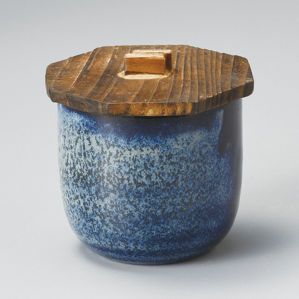 楽天市場】木蓋付 200cc 紺窯変 蒸し茶碗8.5x8.5cm 日本製ヘルシー具