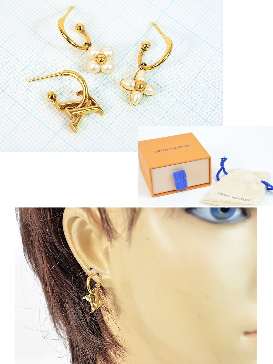 楽天市場】【美品】LOUIS VUITTON ルイヴィトン ピアス M01025