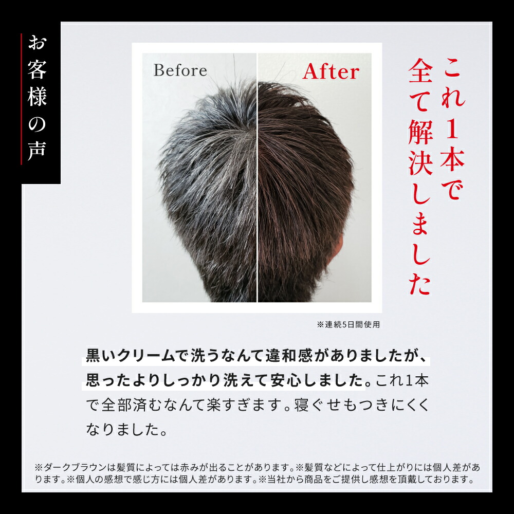 新品＋1回使用の2個セット】KURO クリームシャンプー ダークブラウン