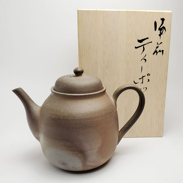 楽天市場】備前焼 ティーポット（桟切）| おしゃれ 日本製 工芸品 急須