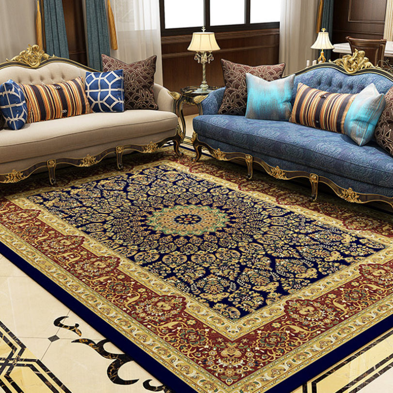 楽天市場】長方形 カーペット ラグ ラグマット ペルシャ絨毯風 洗える