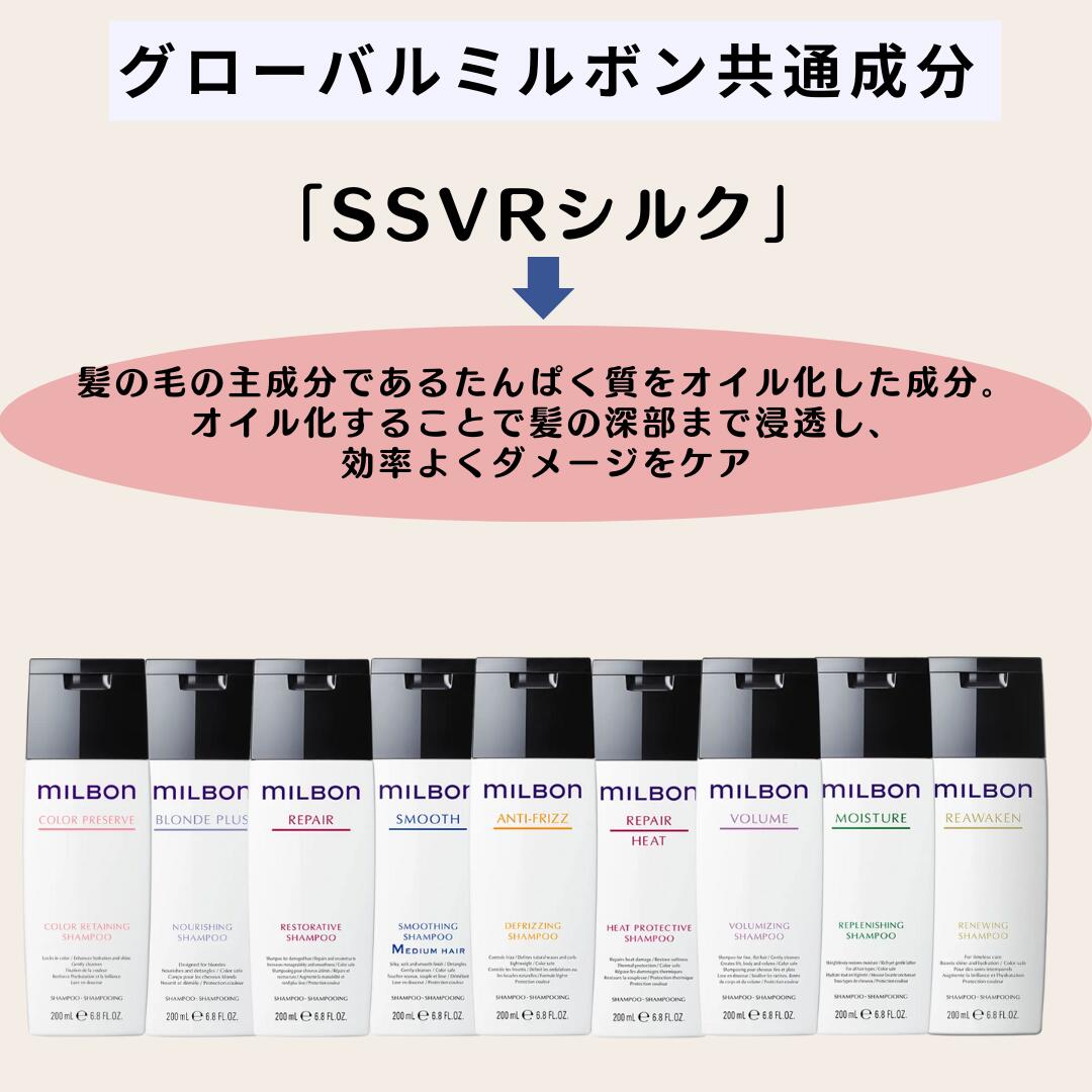 楽天市場】グローバル ミルボン リストラティブ (リペア) シャンプー