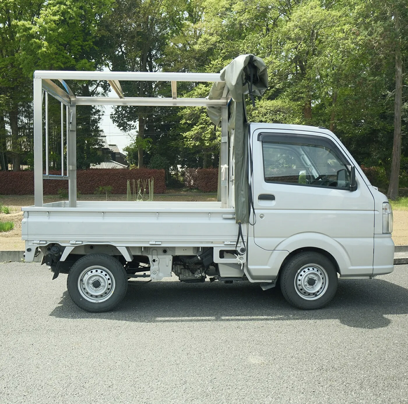 楽天市場】「RV-PRO」 軽トラック荷台用フレーム＆三開放幌セット 軽