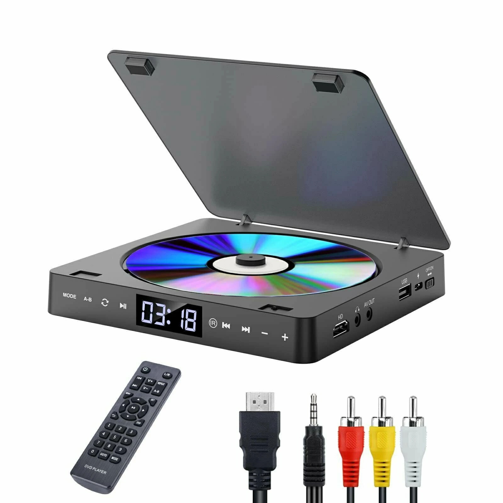 楽天市場】【中古】 パナソニック ポータブルCDプレーヤー ブラック SL