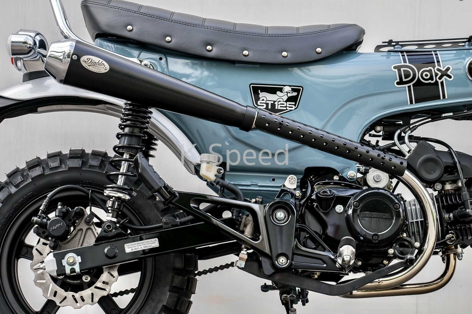 楽天市場】DAX125 K-SPEED Diablo DX009 マフラー フルエキゾースト