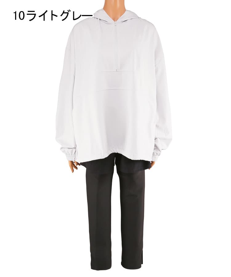 楽天市場】【WEB限定】商品 ポケット付きハーフジップラッシュパーカー