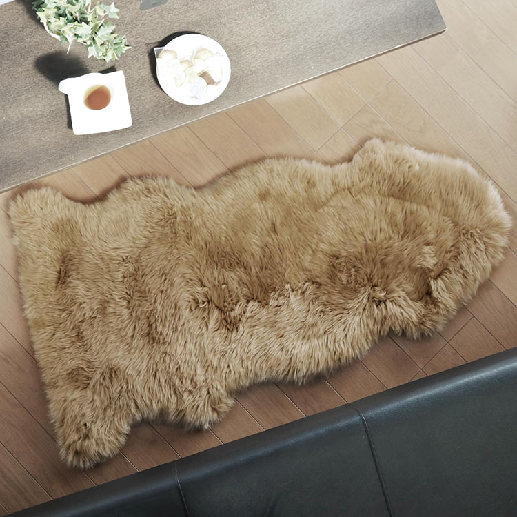 楽天市場】ムートン ラグ 1.5匹物 アイボリー/ベージュ/グレージュ