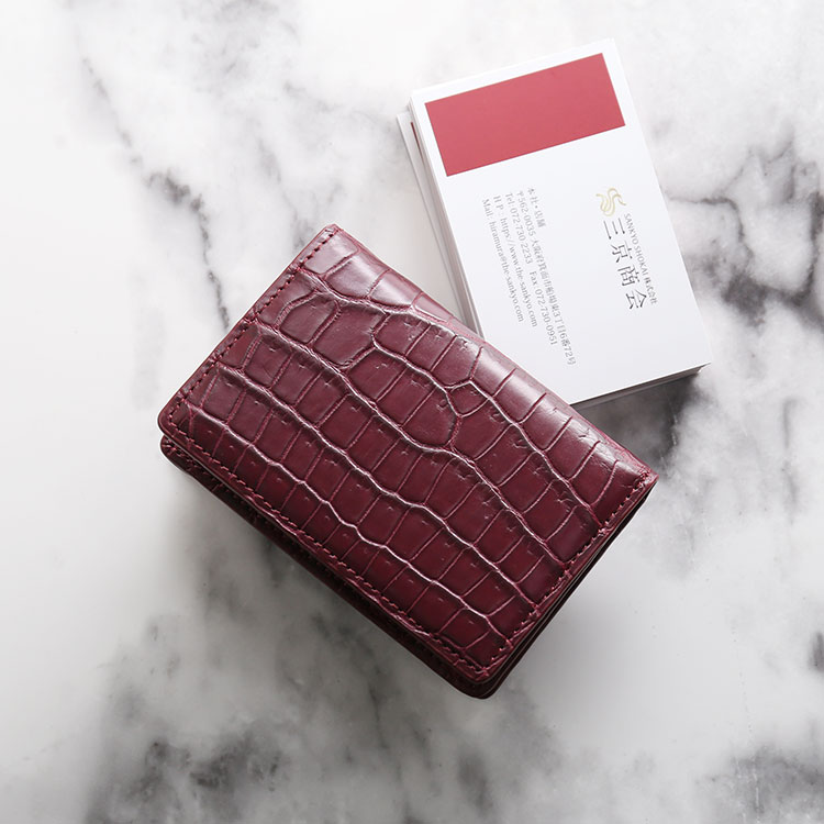 楽天市場】クロコダイル 名刺入れ 無双 レディース カードケース 通し