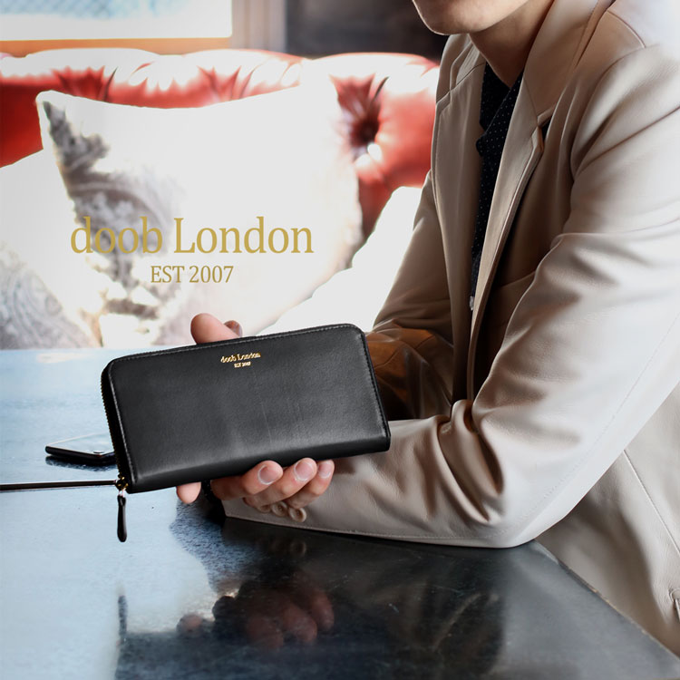 楽天市場】財布 メンズ 長財布 本革 ラウンドファスナー ゴート 【名