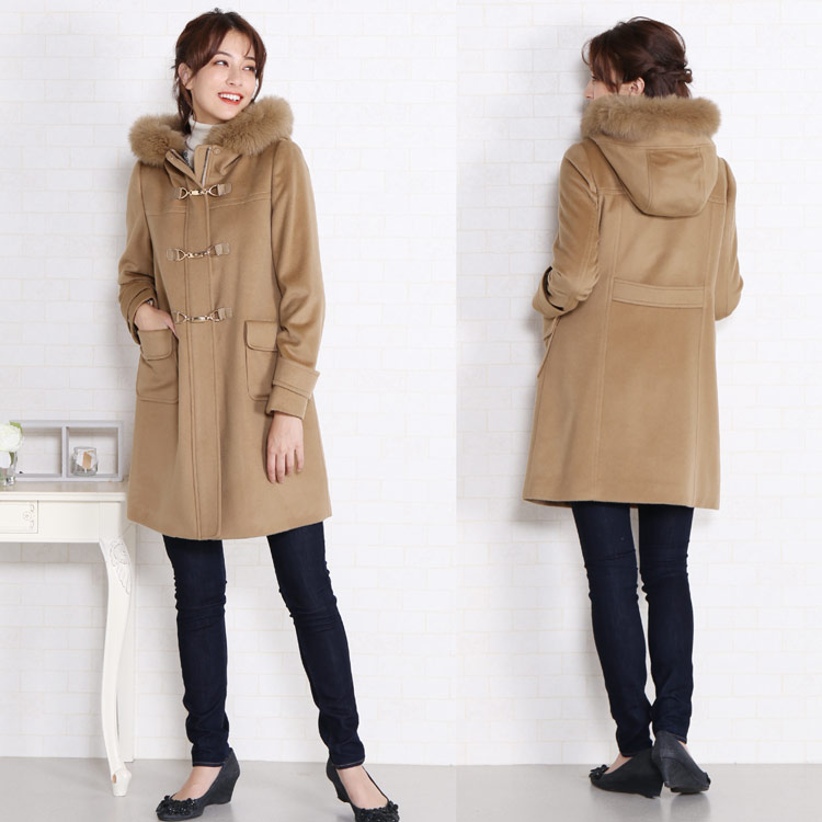 楽天市場】【10%offクーポン】ダッフル コート レディース カシミヤ