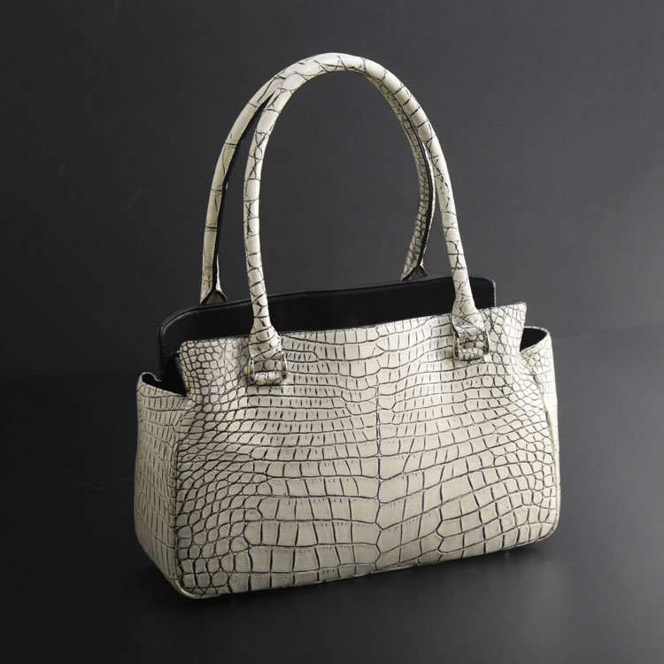 楽天市場】クロコダイル ハンドバッグ レディース 日本製 天ファスナー