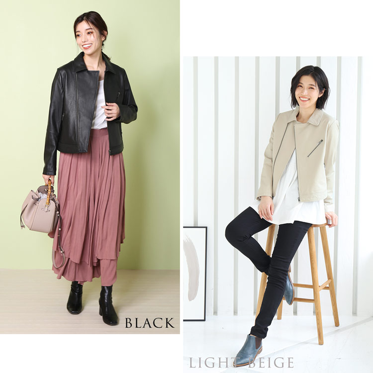 楽天市場】ライダースジャケット レディース 本革 ラム革 ラムレザー