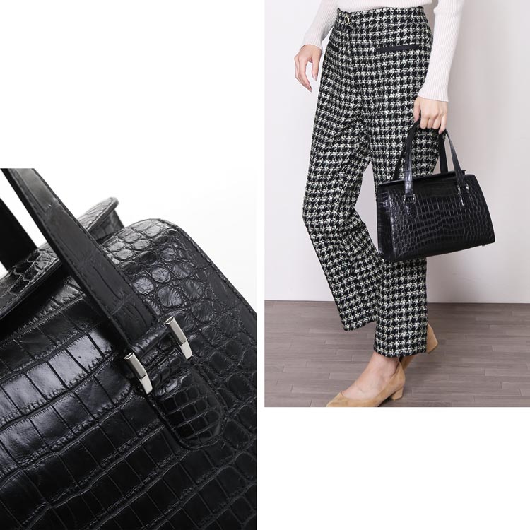 楽天市場】クロコダイル ハンドバッグ レディース 日本製 フォーマル