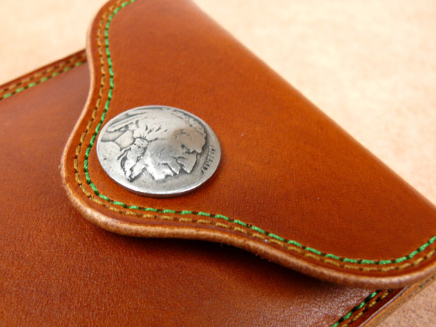 楽天市場】KC'S ケイシイズ ダブルステッチ レザー携帯灰皿 5セント