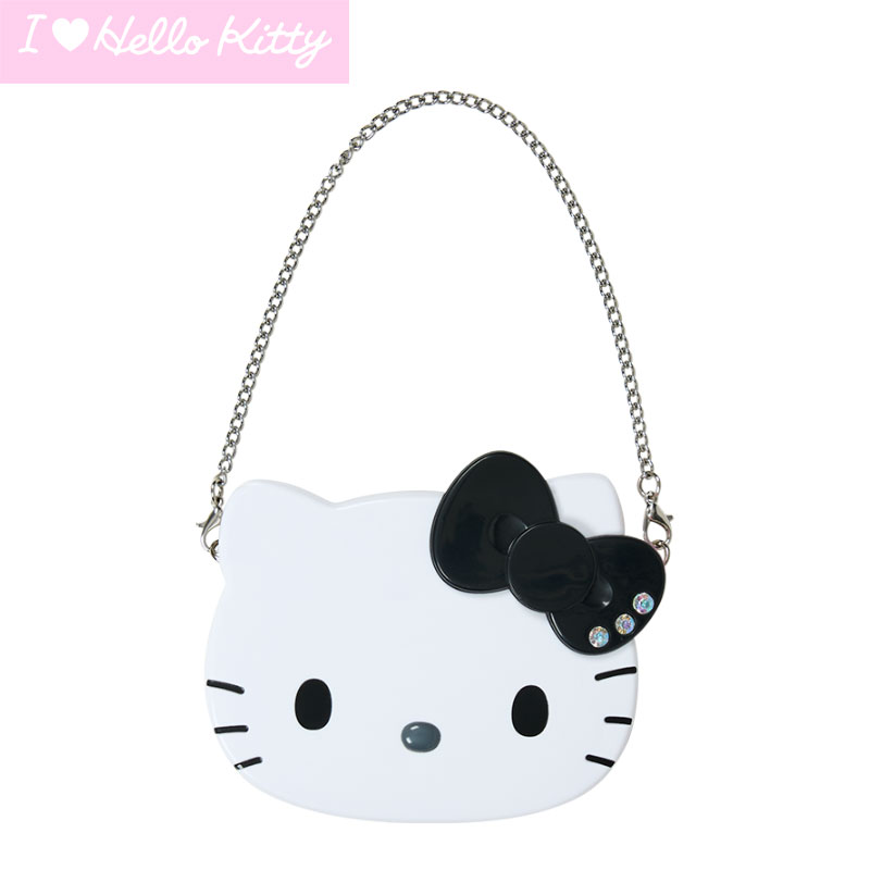 楽天市場】ハローキティ チェーン付き両面ミラー（I Love Hello Kitty