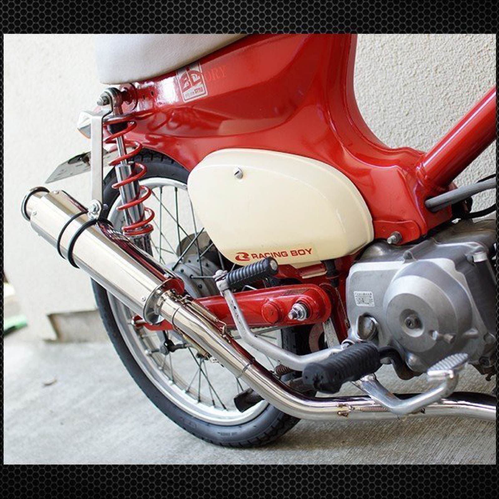 楽天市場】カブ 50 70 90 マフラー カスタムパーツ 交換 社外品