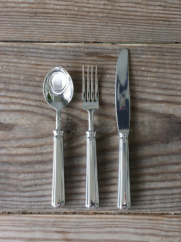 楽天市場】【SET】ディナー Cutipol PICCADILLY SILVER カトラリー