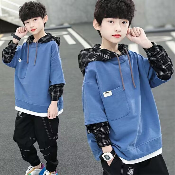 楽天市場】フェイクレヤード プルパーカー キッズ 男の子 子供服