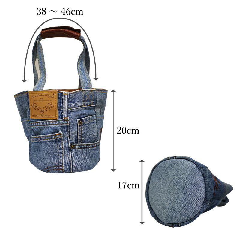 楽天市場】【別ページに引越】 犬 お散歩バッグ デニム リメイク