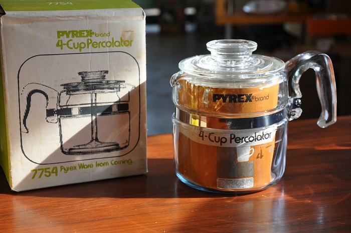 楽天市場】パイレックス フレームウェア 4カップパーコレーター未使用