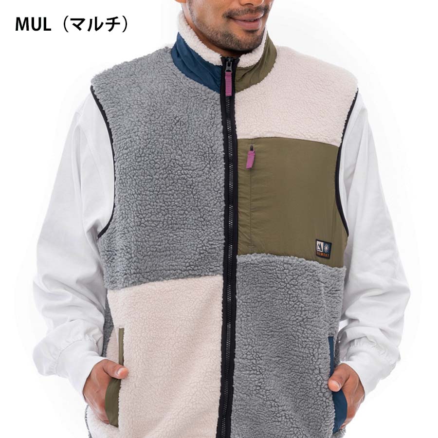 楽天市場】【50%OFF】正規品 ELEMENNT メンズ ボア フリース ベスト