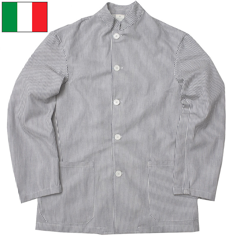 楽天市場】イタリア軍 シェフジャケット ストライプ デッドストック
