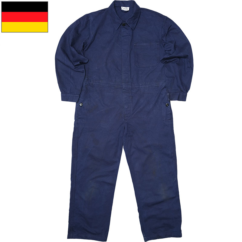 楽天市場】ドイツ軍 ワークカバーオール HBT ネイビー USED CC047UN