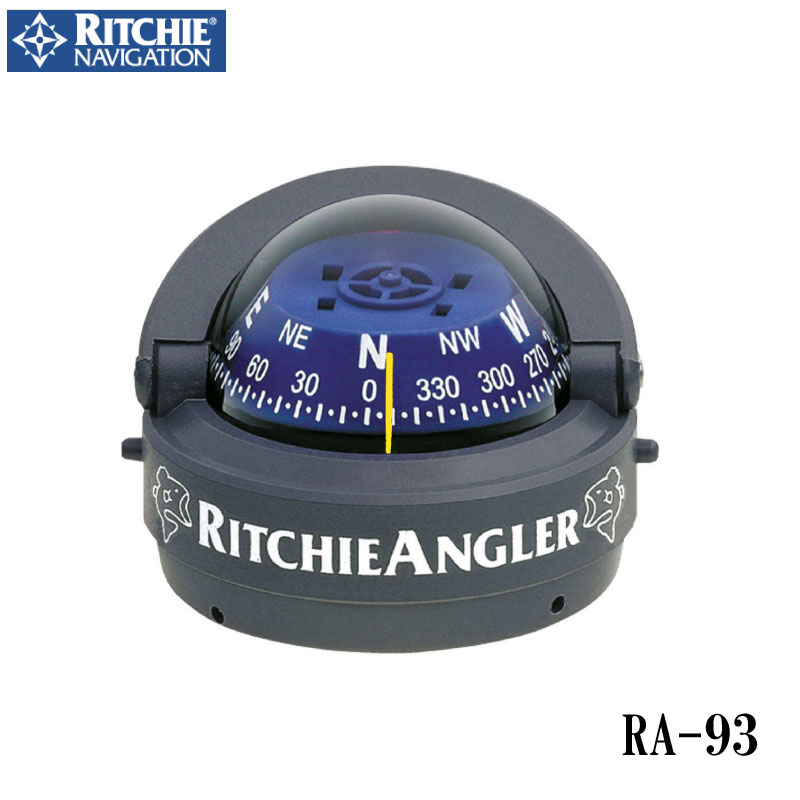 楽天市場】Ritchie Angler ボート用 コンパス RA-93 照明付 12V