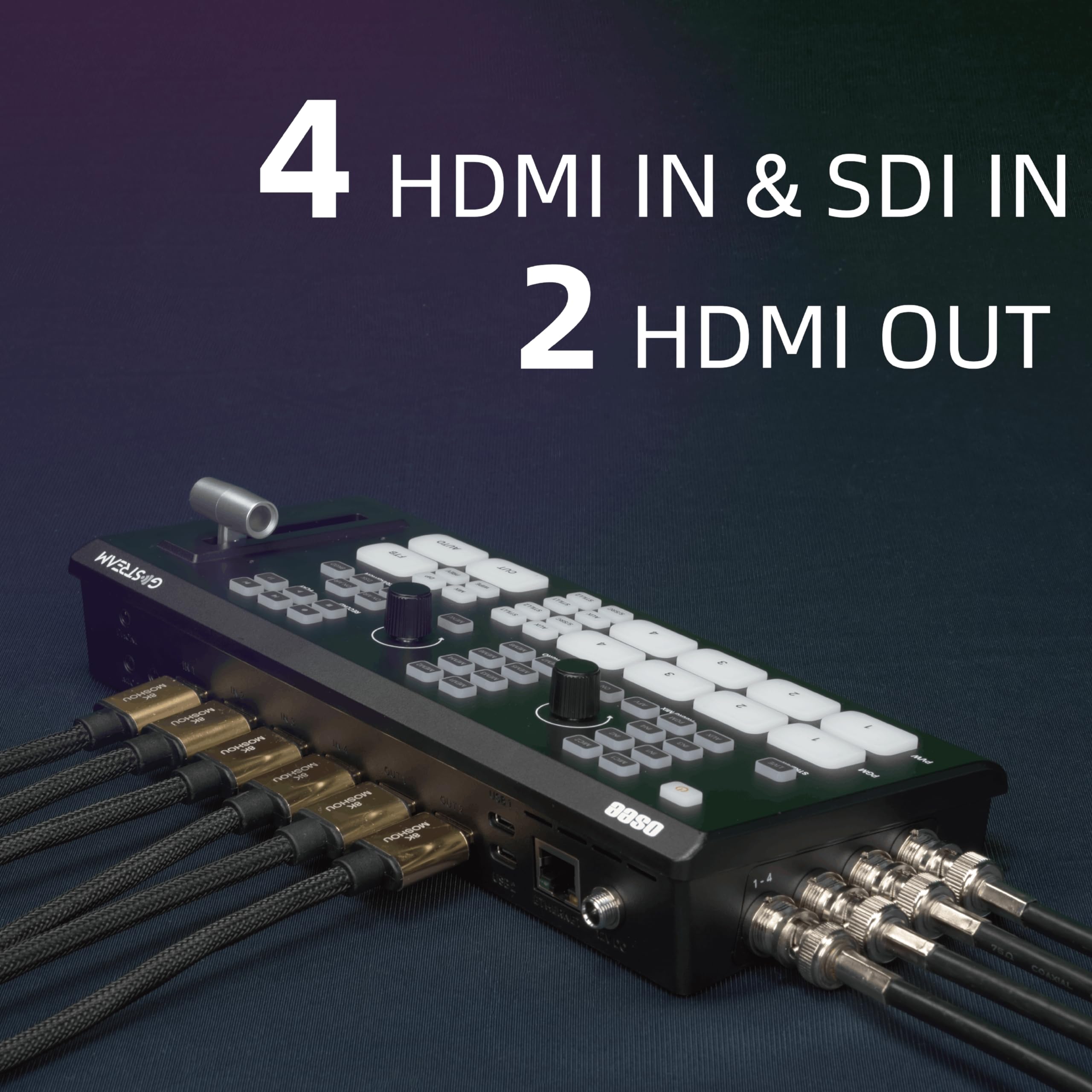 楽天市場】Osee GoStream Deck Duet SDI ビデオスイッチャー ビデオ