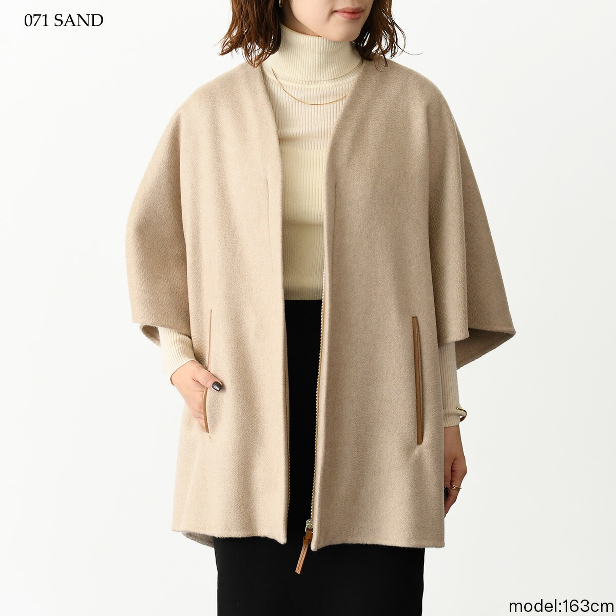 楽天市場】Max Mara マックスマーラ ポンチョ ケープ コート アウター