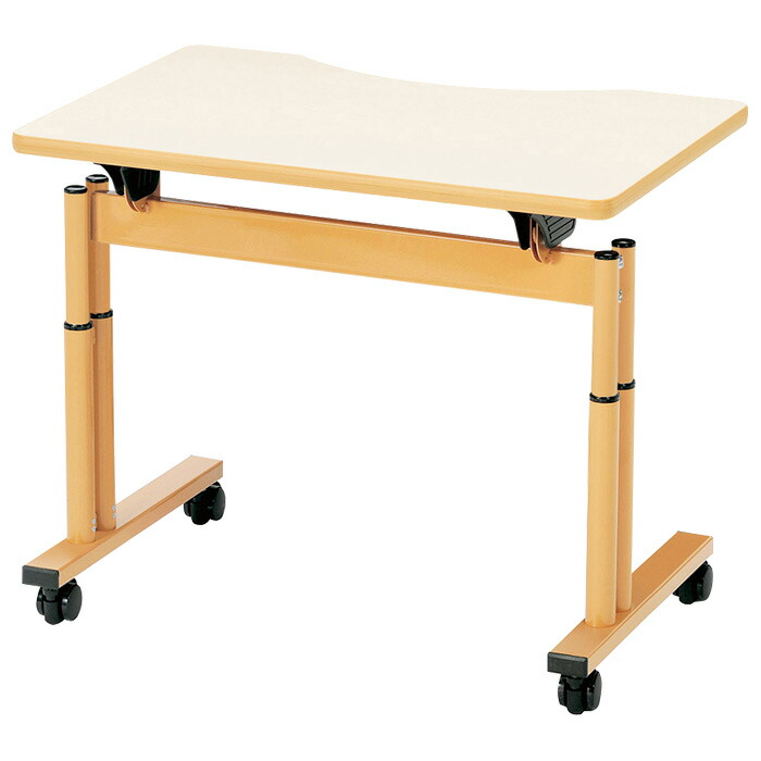 楽天市場】介護テーブル 高さ調節 昇降式 折りたたみ キャスター付き