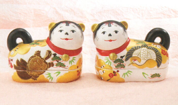 楽天市場】犬筥(いぬばこ) 亀 : 干支お雛様のせともの市場