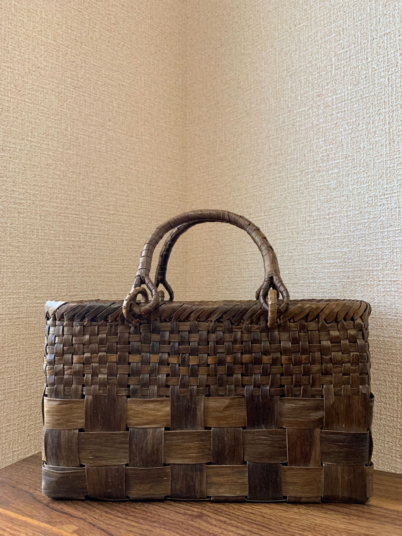 楽天市場】【楽天スーパーセール割引】胡桃 くるみかごバッグ 手作り