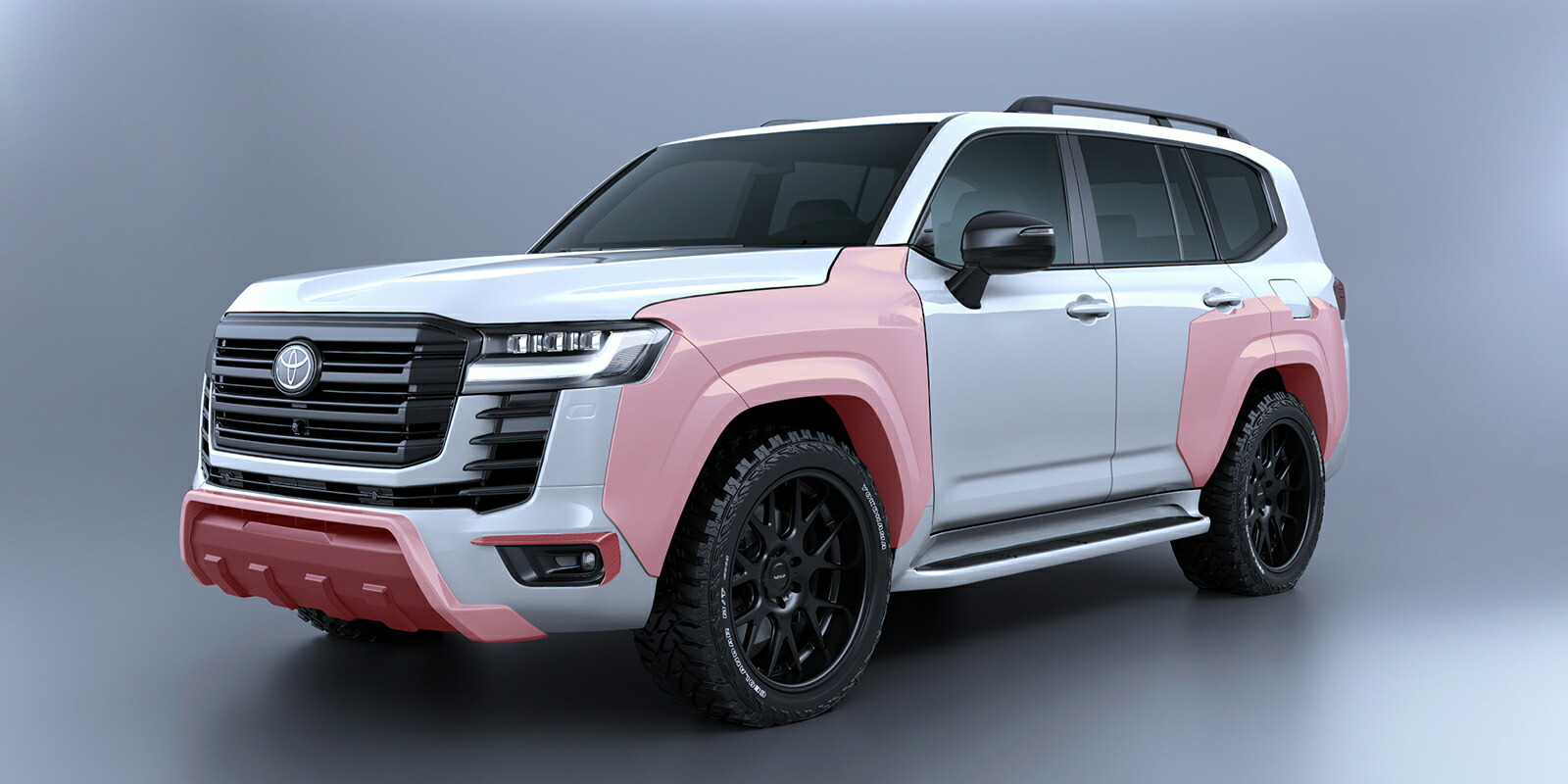 300系ランドクルーザーエアロコンプリートキット+50mmオーバー