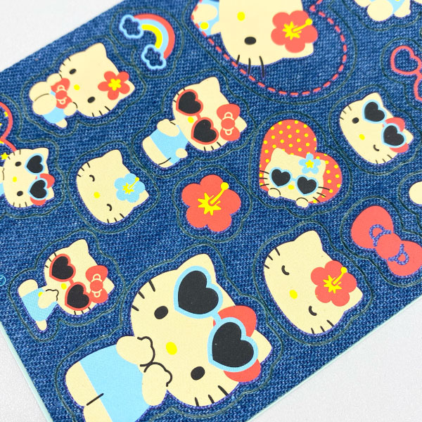 楽天市場】サンリオキャラクターズ デニムステッカー 【メール便可