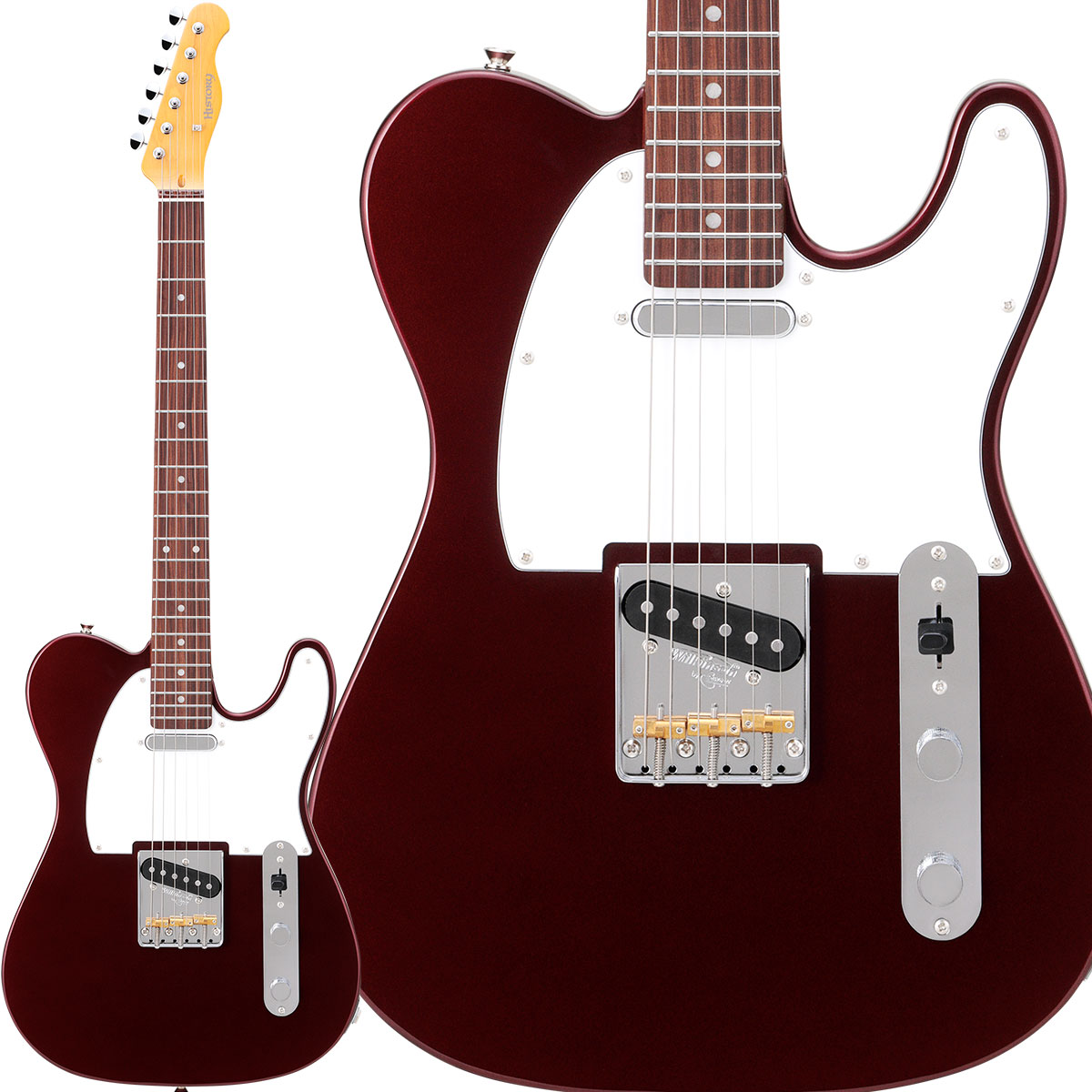 楽天市場】HISTORY HTL-Performance Bordeaux Red ハムバッカー切替