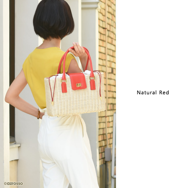 楽天市場】かごバッグ カゴバッグ レディース おしゃれ ラタン レザー