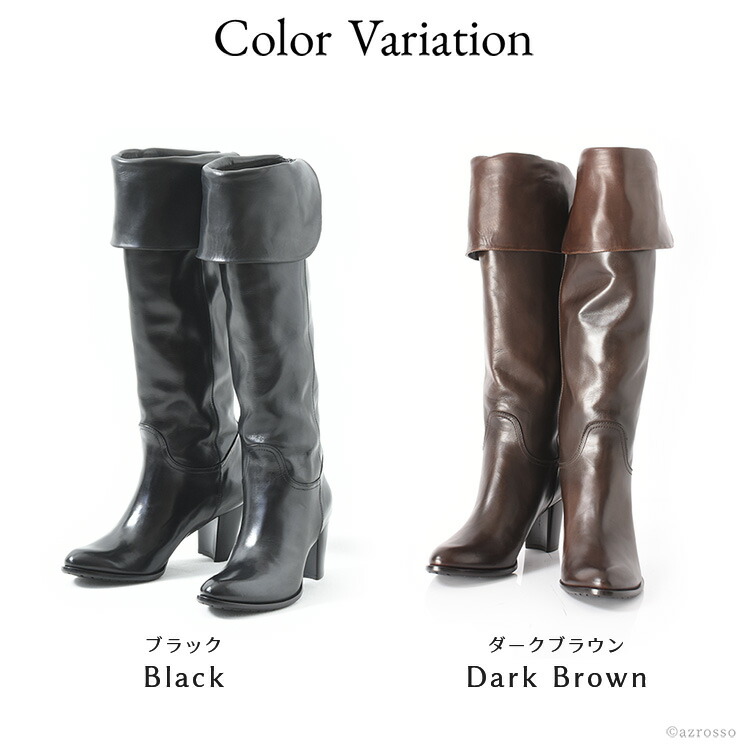 楽天市場】イタリア製 ロング ブーツ ニーハイ 本革 レディース