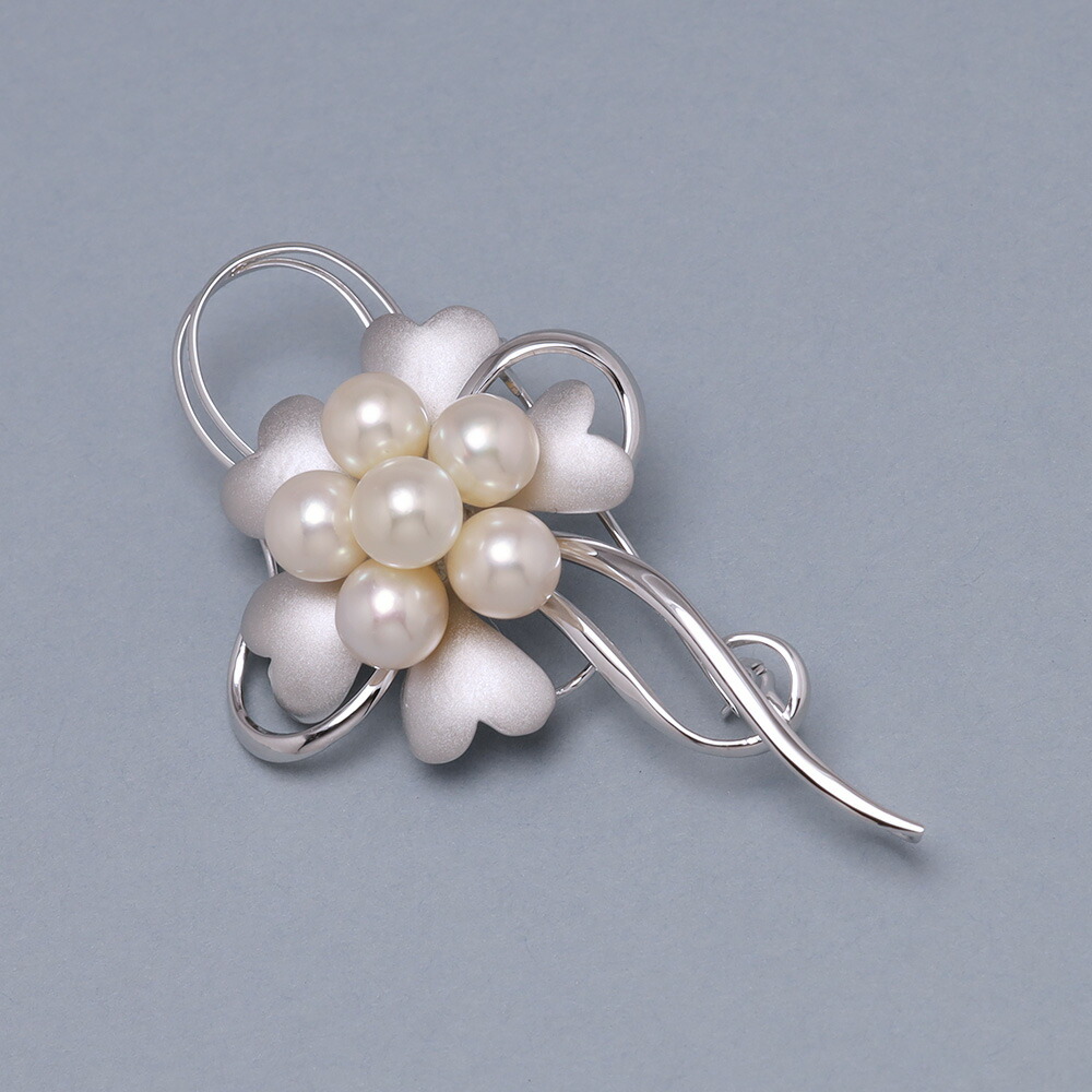 楽天市場】【本真珠】あこやパール ブローチ フォーマル セレモニー 冠