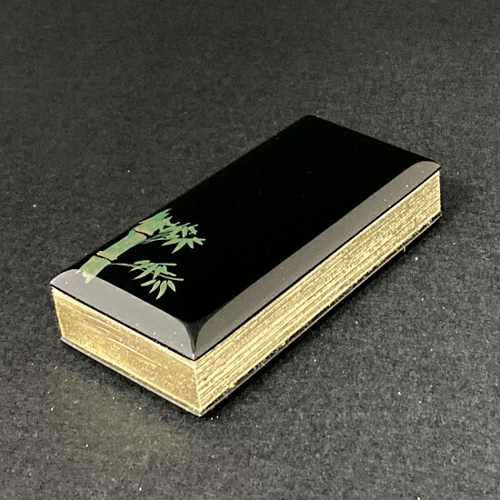 楽天市場】蒔絵 過去帳 竹 5.0寸日付入・日付なし日本製 過去帖 過去帳