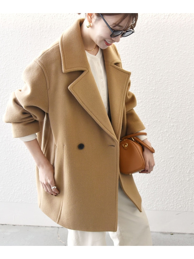 楽天市場】SHIPS any: ウール コクーン テーラード ショート コート