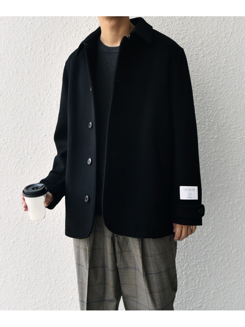 楽天市場】SHIPS any: PURE WOOL MELTON シングル Pコート◇ SHIPS any