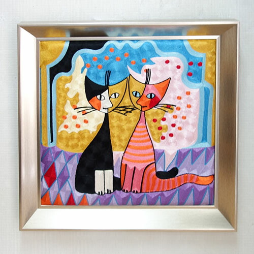 楽天市場】ロジーナ 猫（絵画｜アート・美術品・骨董品・民芸品