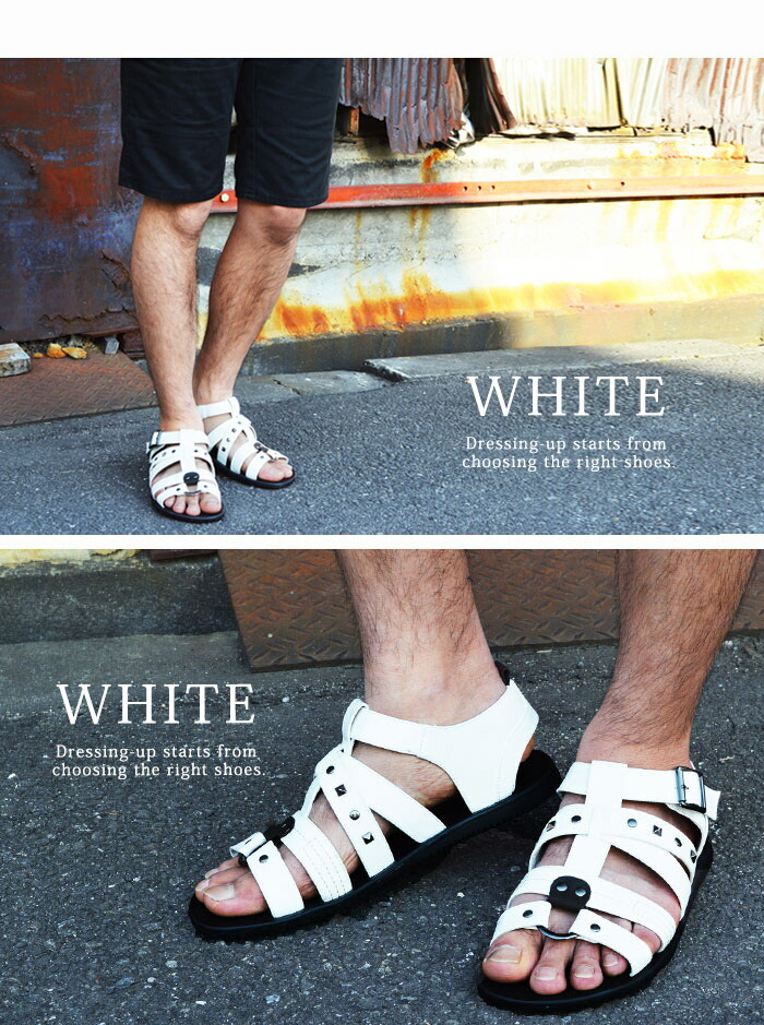 楽天市場】【送料無料】サンダル メンズ グラディエーターサンダル