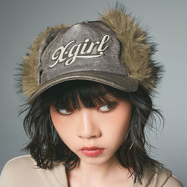 楽天市場】エックスガール X-girl ロゴ イヤーフラップキャップ