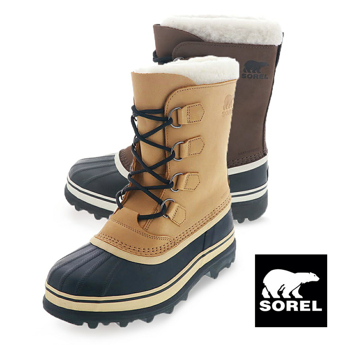 楽天市場】SOREL ソレル カリブー レースアップ メンズブーツ 防水