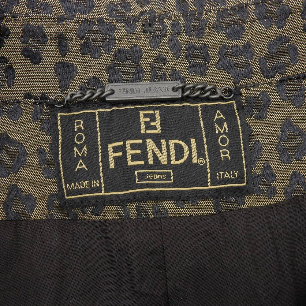 楽天市場】【本物保証】 超美品 フェンディ FENDI ヒョウ柄 ジャケット
