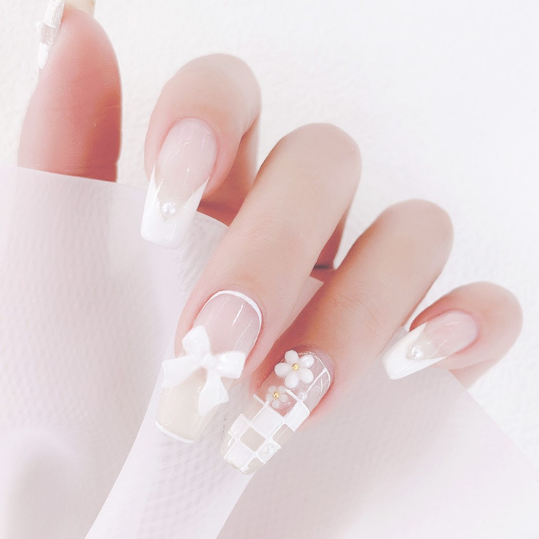 楽天市場】ネイルパーツ リボン 3Dネイルパーツ 大きめ 50個セット