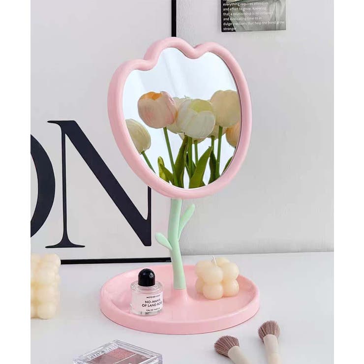 楽天市場】aimoha チューリップスタンドミラー 寝具・インテリア雑貨